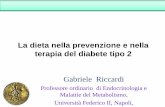 La dieta nella prevenzione e nella terapia del diabete tipo 2 - Riccardi... · 2016. 7. 26. · Regular coffee consumption (4- 5 cups ) Mediterranen Diet Control Diet ... sugar-sweetened