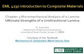 Chapter 3 Micromechanical Analysis of a Laminakaw/compositesOCW/ppts/chapter3... · Example 3.15. Find the ultimate transverse tensile strength for a unidirectional Glass/Epoxy lamina