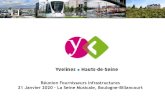 Réunion Fournisseurs Infrastructures 21 Janvier 2020 La Seine … · 2020. 1. 23. · Réunion Fournisseurs Infrastructures 21 janvier 2020 Label Relations Fournisseurs Responsables