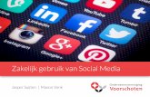 Zakelijk gebruik van Social Mediaondernemersverenigingvoorschoten.nl/wp-content/uploads/OVV_Soci… · 10 redenen waarom social media belangrijk is voor je bedrijf 1. Vergroten van