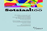 Sotsiaaltöö õppekavad ja vastuvõtt 2017. aastal · osaline selles töös . Minu meelest on Pärnu-maa sotsiaaltöötajad ühed parimad Eestis . Oleme neid pidevalt koolitanud