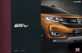 FA Honda Katalog 1 New BRV Cover 42x29.7cm RZbBOLD 7-SEATER WITH SPACIOUS CABIN NEw Leather Wrapped Shift Knob & Steering Wheel NEw Leather Pad On Door Armrest New Leather-Trimmed