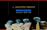 I N F O Juni 2016 - EASYPAY GROUP · Referteperiode van 01.06.2015 tot 31.05.2016. Een ondernemings-CAO kan ten laatste op 30.09.2015 voorzien in een andere invulling van de koopkracht.
