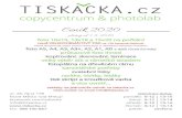 Ceník 2020 - TISKAČKA.cztiskacka.cz/cenik.pdfsvatební oznámení | poukazy A6, 210x99 do 30ks 10,-/250g svatební oznámení | poukazy A6, 210x99 30-50ks 7,-/250g svatební oznámení