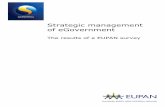 Strategic management of eGovernment Presidências...A brief survey on the strategic management of eGovernment in the EU Member States was performed during the Swedish Presidency in