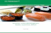 Sushin mikrobiologinen laatu vuonna 2012 · The sushi samples that were found to be of poor microbiological quality contained Bacillus cereus bacteria. One of the samples also contained