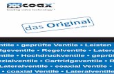 Ventile und Armaturen - imgix€¦ · coaxial Ventile - die Technologie 8 coaxial Ventile 10 2/2- und 3/2-Wegeventile direkt- und fremdgesteuert Nennweite DN 8 - 250 Druckbereich