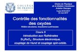 Cycle 2016-2017 23 mai 2017 Contrôle des fonctionnalités des …podcastfichiers.college-de-france.fr/georges-20170523.pdf · 2017. 6. 1. · of transition-metal oxides ! • Huge