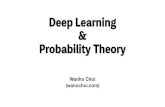 Deep Learning & Probability Theory - Wanho Choiwanochoi.com/lecture/DeepLearning_ProbabilityTheory.pdf · 2020. 8. 5. · PMF (Probability Mass Function) the height of distribution