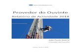 Provedor do Ouvinte - Rádio e Televisão de Portugalcdn-images.rtp.pt/mcm/pdf/337/3379cf52a422e4a385efc7447b... · 2019. 2. 8. · Relatório de Actividade do Provedor do Ouvinte