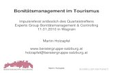 Bonitätsmanagement im Tourismusberatergruppe-salzburg.at/wp-content/uploads/2015/04/bonitaets... · Chancen für den heimischen Tourismus-Hohe Bekanntheit und Akzeptanz -Tourismus