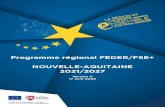 Programme régional FEDER/FSE+ NOUVELLE-AQUITAINE … · 2020. 5. 27. · 2 V0 Programme régional FEDER-FSE+ 2021-2027 – Région Nouvelle-Aquitaine – 17 avril 2020 Une Nouvelle-Aquitaine