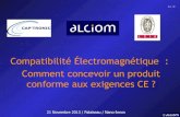 Compatibilité Électromagnétique - CAP'Tronic · 120 clients depuis 2003, 60% PME & startups, 15 prix internationaux L'équipe : ... (sauf si intégrés par l'utilisateur final)