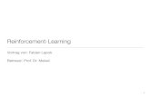 Vortrag von: Fabien Lapok Betreuer: Prof. Dr. Meiselubicomp/...• Deep Reinforcement Learning als Ansatz zum Bewältigen von großen Zustandsräumen • Paper: Mastering the Game