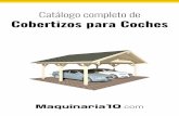 Catálogo completo de - maquinaria10€¦ · Tablas de tejado: 19 mm Superficie del tejado: 35,4 m2 Inclinación del tejado: 18,7˚ OPCIONAL Tela asfáltica: 7 rollos, Teja asfáltica: