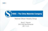 NSIG The China Materials Company · NSIG is an industry holding company registered with capital of RMB 2 billion (~US$ 300 million) in Dec. 2015. NSIG has built up an industry platform