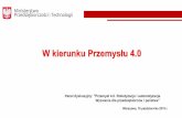 W kierunku Przemysłu 4 - Fundacja Przyjazny Krajprzyjaznykraj.pl/.../10/Prezentacja_-MPiT_Panel_FPK...Przykładowe korzyści z nowego modelu biznesowego Nowe modele biznesowe . 7