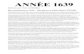 New ANNÈE 1639 - Geneanet · 2018. 6. 29. · ANNÈE 1639 Relevée par Yves LEMAIRE. Reconnaissances 1639 : 156 piéces à Saint-Omer 4E5/230 : 1) Reconnaissance N° 1 le 12/3/1639