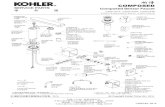 COMPOSED - Kohler Co.resources.kohler.com/plumbing/kohlerapac/pdf/20257T... · 2020. 3. 5. · Composed Sensor Faucet 柏诗 COMPOSED 4mm Hex Wrench 1298894-SP Control Assembly (Only