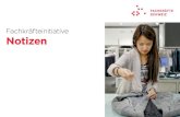 Fachkräfteinitiative Notizen · • Internationale Arbeitsteilung • Erfolgreiche Schweizer Wirtschaft • Technologischer Wandel – Der Wandel von der Industrie 3.0 (Computer