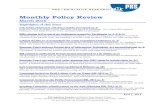 Monthly Policy Review - PRSIndia March 2015... · 2015. 4. 1. · Monthly Policy Review – March 2015 PRS Legislative Research -3-Finance The Insurance Laws (Amendment) Bill, 2015