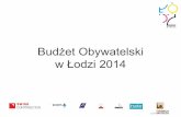 Budżet Obywatelski w Łodzi 2014...internetowa mapka dot. własności gruntów Kampania promocyjno- informacyjna i edukacyjna etap I - kwiecień – czerwiec 2013 Informator dla mieszkańców