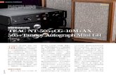 敲碗等待的好物 TEAC NT-505+CG-10M+AX- 音響論壇AudioArtwinkey-audio.com.tw/pdf/teac_ax-505_art365.pdf敲碗等待的好物 TEAC NT-505+CG-10M+AX-505+Tannoy Autograph Mini