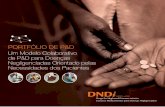 Portfólio de P&d · Portfólio de Projetos Rede Científica Novos tratamentos Novos tratamentos para a LV na América Latina Novos tratamentos para a coinfecção HIV/LV na África