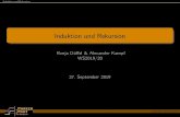 New Induktion und Rekursion - Goethe University Frankfurtlz_inf/Vorkurs/WS1920/... · 2019. 9. 27. · Induktion und Rekursion > Mathematische Beweistechniken > Vollst andige Induktion