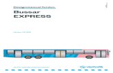 Designmanual fordon. Bussar EXPRESS...Designmanual - Expressbussar 4 Version 2.0 - 2020-03-01 Västtrafik AB Allmän information Denna manual gäller för fordon tillhörande avtal