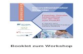 Booklet zum Workshop - Gesellschaft Deutscher Chemiker · 2014. 10. 7. · Booklet zum Workshop . 1 Organisatoren: DECHEMA Gesellschaft für Chemische Technik und Biotechnologie e.V.