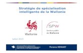 Stratégiede spécialisation intelligentede la Wallonieeconomie.wallonie.be/sites/default/files/Présentation S3 Wallonie... · Plate-forme Bigdata INFOPOLE CLUSTER TIC Mobilité