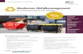 Modernes Abfallmanagement · 2020. 9. 28. · Modernes Abfallmanagement für Industriestandorte und -betriebe N u r g ... Lernen Sie, wie Sie den Wandel von der konventionellen zur