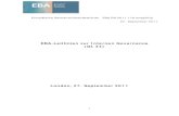EBA-Leitlinien zur Internen Governance (GL 44)€¦ · 2 EBA-Leitlinien zur Internen Governance Status der Leitlinien 1. Das vorliegende Dokument beinhaltet Leitlinien gemäß Artikel