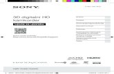 3D digitalni HD kamkorder - download.sony-europe.comdownload.sony-europe.com/pub/manuals/eu/IM_HDR-TD30E_HR.pdf · SSONY - HDR-TD30E_TD30VE 3D Digitalni kamkorder.indd 1ONY - HDR-TD30E_TD30VE