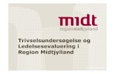 Trivselsundersøgelse og Ledelsesevaluering i Region Midtjylland...2010/09/15  · God ledelse i Region Midtjylland Kvalificering af nærværende spørgeramme ( fra notat af 6 maj
