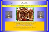 RATHAYATHRA€¦ · 08/01/2018  · PROGRAM Shiva Vishnu Temple of South Florida is pleased to invite you all to the rahmothsavam and Rathothsavam of Sri Ekambaranatha starting on