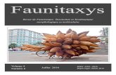 Faunitaxys f16 v08€¦ · Volume 4 Numéro 8 Juillet 2016 ISSN: 2269 - 6016 Dépôt légal: Juillet 2016 Faunitaxys Revue de Faunistique, Taxonomie et Systématique morphologique
