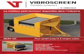 VIBROSCREEN scM-40 VIBR05CREEN · VIBROSCREEN scM-40 VIBR05CREEN . Title: flyer SCM-40 FRANCAIS rv2017 Created Date: 5/15/2017 3:40:29 PM