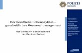 Präsentation - Der berufliche Lebenszyklus ... · Personal- management und beruflicher Lebenszyklus Handlungsfelder Schwerpunkte 2010 • Stärkere Berücksichtigung des beruflichen