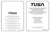 TUSA DIVING MASK,SNORKEL€¦ · 2 3 FOREWORD SAFETY WARNINGS Thank you for purchasing this TUSA Diving Mask and Snorkel and/or we wish you many enjoyable future diving experiences.