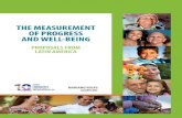 THE MEASUREMENT - Foro Consultivo€¦ · freedom, mental and physical health, family life, the environment, the role of relational goods, safety and transparency, and many others.