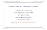 Introducci´on a la Computaci´on Evolutivadelta.cs.cinvestav.mx/~ccoello/compevol/clase15-2011.pdf · Introducci´on a la Computaci´on Evolutiva Dr. Carlos A. Coello Coello AGs