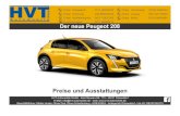 Der neue Peugeot 208 - HVT Automobile · PEUGEOT i-Cockpit 3D: Digitales 3D-Kombiinstrument, Multifunktionaler Touchscreen mit 7'' Farbdisplay, Multifunktionslenkrad inkl. Chromdekor