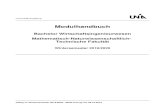 Modulhandbuch - University of Augsburgof+Scie… · Universität Augsburg Modulhandbuch Bachelor Wirtschaftsingenieurwesen Mathematisch-Naturwissenschaftlich-Technische Fakultät