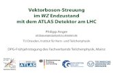 Vektorboson-Streuung im WZ Endzustand mit dem ATLAS ...iktp.tu-dresden.de/IKTP/pub/14/Anger_DPG2014.pdf · Vektorboson-Streuung (VBS) Philipp Anger 25. März 2014 DPG Tagung Mainz