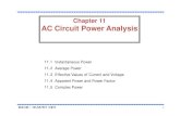 Chapter 11 AC Circuit Power Analysis - KOCWcontents.kocw.net/document/Chapter-11.pdf · Esin3.14 E P E100 Lsin E100 ; Esin3.14 P E100 sin P Esin3.14 E314 ; L E : P ;Periodic with