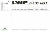 LWF Aktuell 34 - Bayern€¦ · Nr. 34/2002 4 LWFaktuell Während in den Landkreisen Aschaffen-burg, Miltenberg und Main-Spessart über 60 % der Landkreisflächen be-waldet sind,