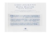 Béla Bartók - udo-zilkens.netudo-zilkens.net/A Publikationen/P8 Bartok.pdf · Allegro barbaro, Volkstänze und Bauernlieder, Für Kinder, Mikrokosmos und anderes Mit einer Diskographie
