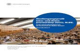 Studiengangsprofil Intra- und Entre- preneurship (tech), M.BE.€¦ · preneurship (tech), M.BE. an der Universität Stuttgart und der Hochschule der Medien Stuttgart Stand WS 2016/17